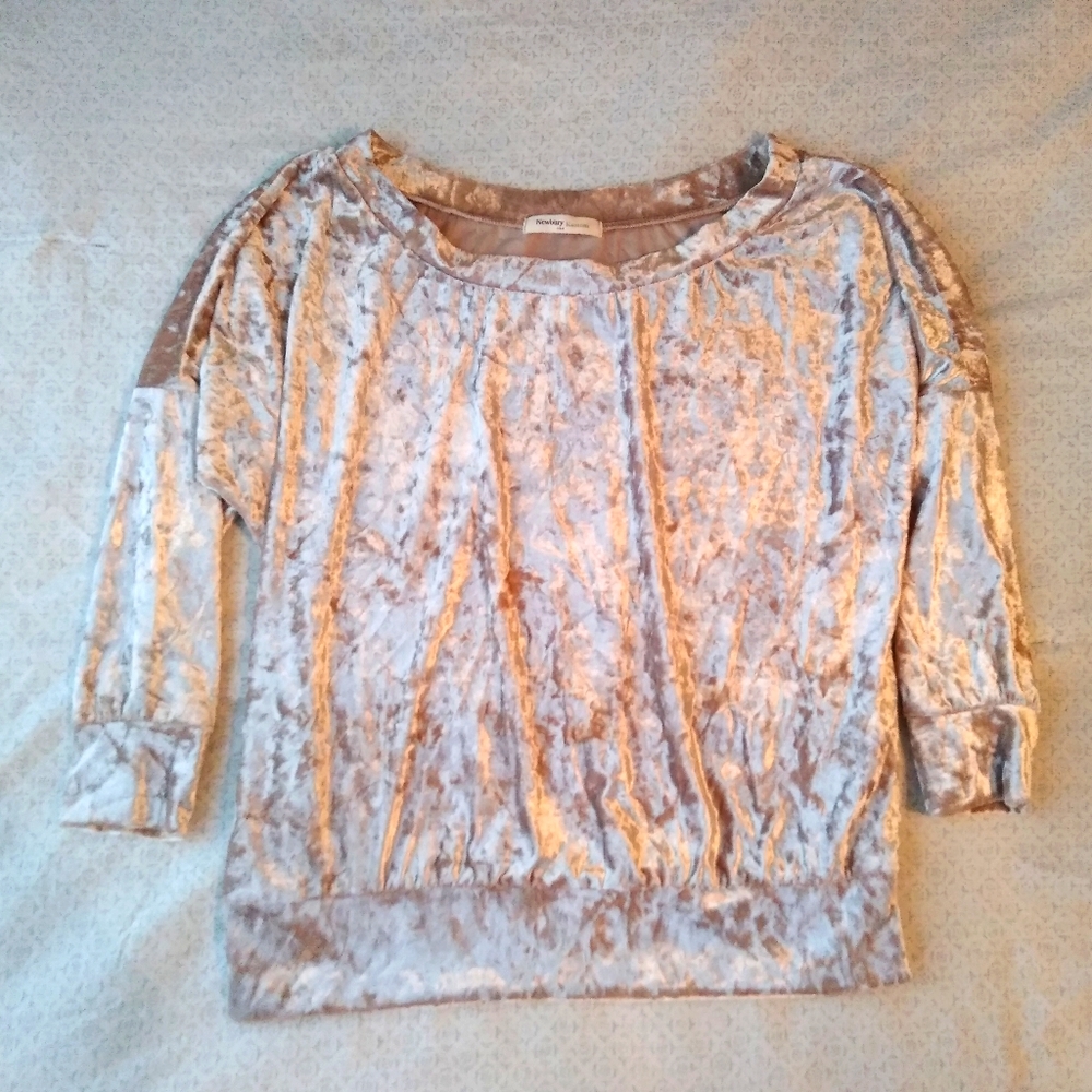Newbury Kustom velvet Sweatshirt